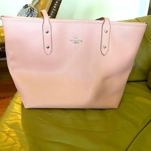 Pink Coach Shoulder Bag